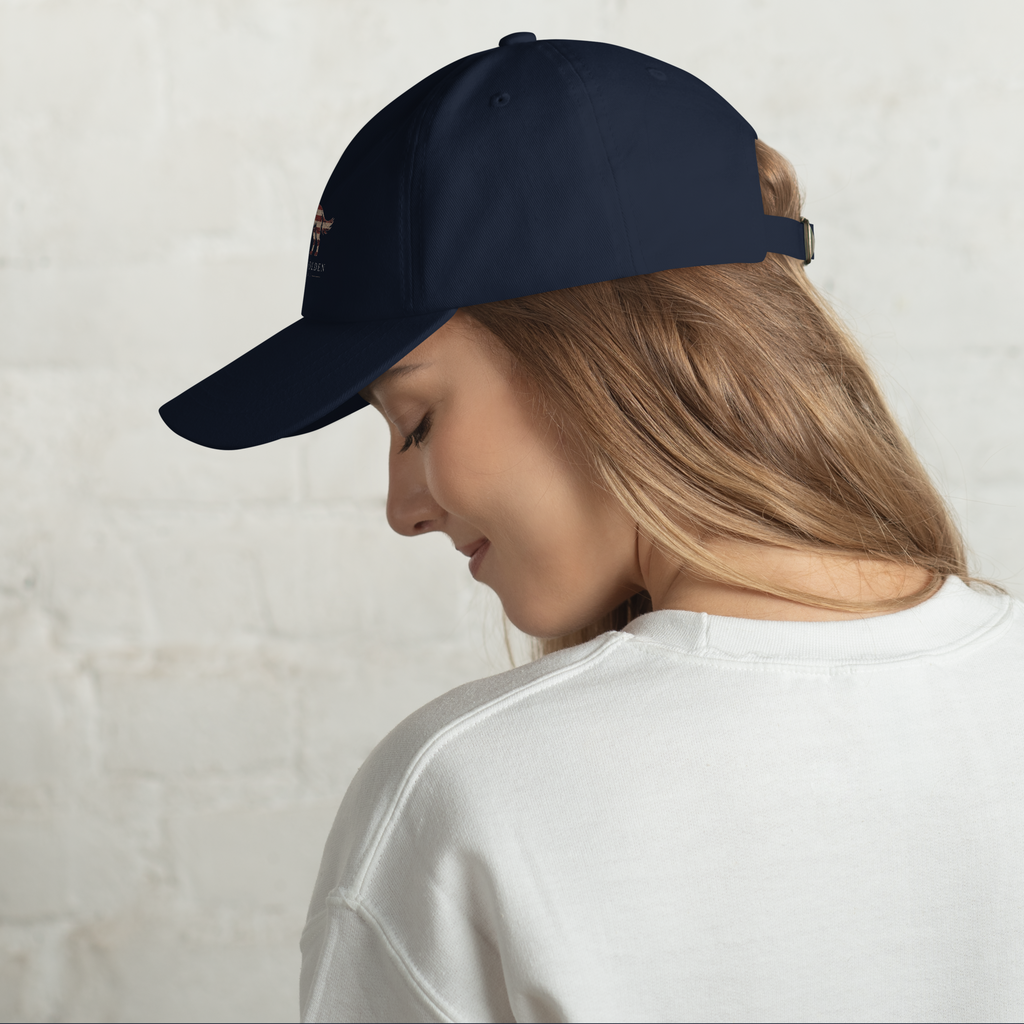 Stars & Stripes Golden Retriever Hat