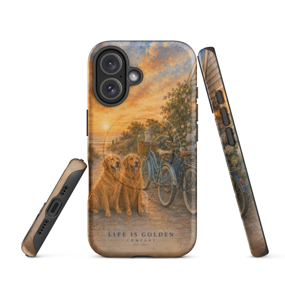 Beach Cruisers Case — Classic Gold — iPhone 16