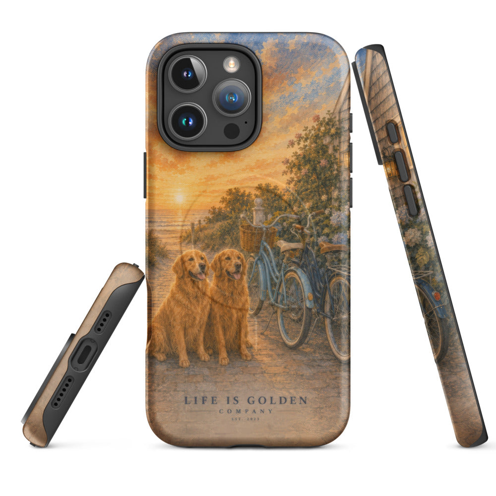 Beach Cruisers Case — Classic Gold — iPhone 16 Pro Max
