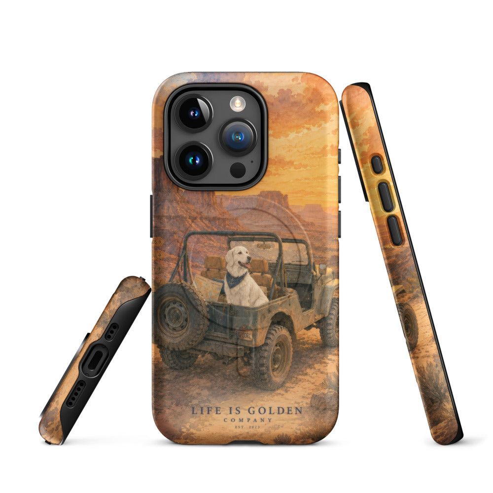 The Canyon Run Case — English Cream — iPhone 15 Pro
