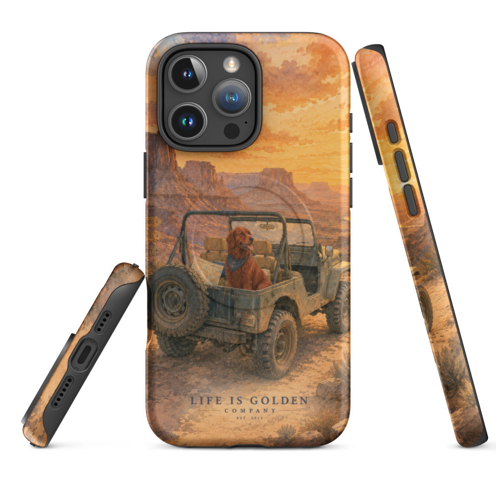 The Canyon Run Case — Field Red — iPhone 16 Pro Max