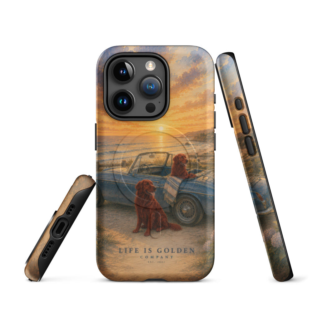 Coast Road Case — Field Red — iPhone 15 Pro