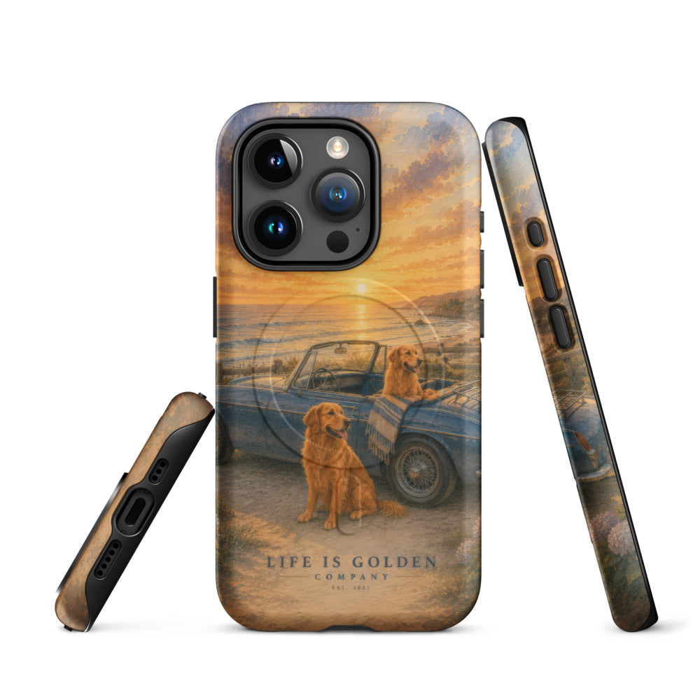 Coast Road Case — Classic Gold — iPhone 15 Pro