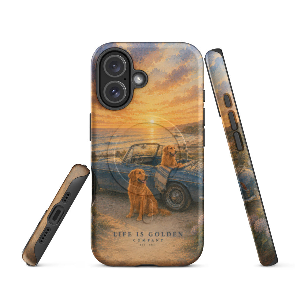 Coast Road Case — Classic Gold — iPhone 16
