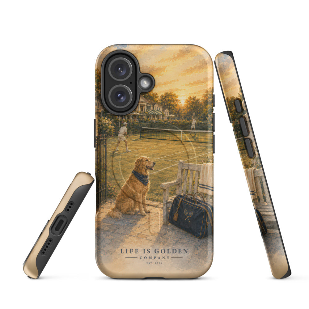 The Country Club Case — Classic Gold — iPhone 16
