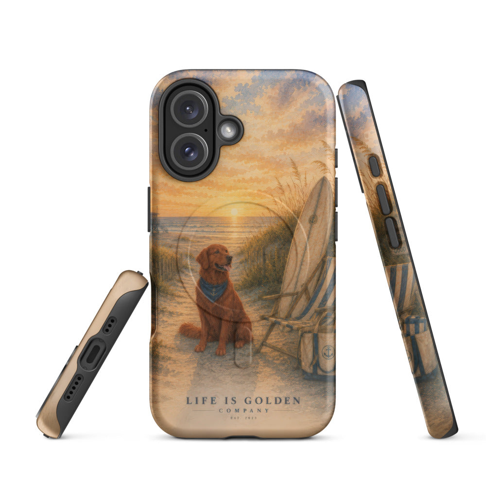 Dawn Patrol Golden Case — Field Red — iPhone 16