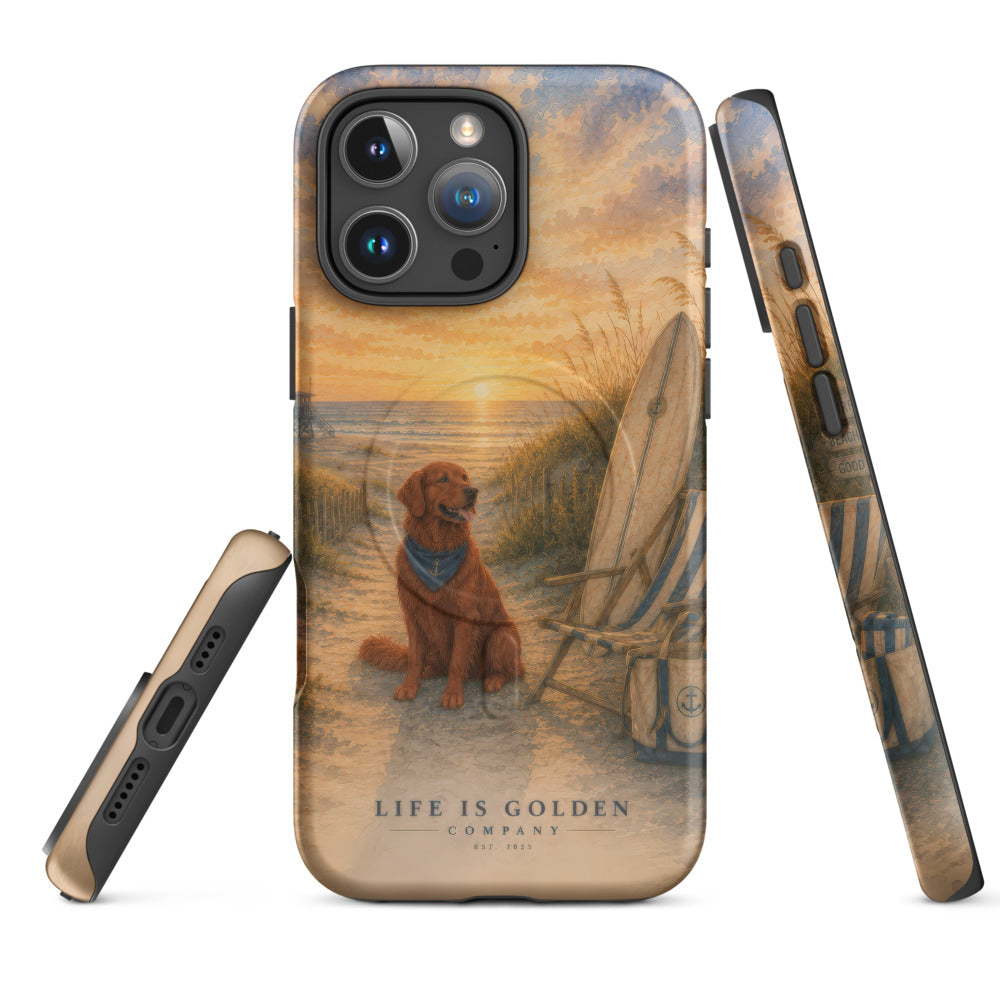 Dawn Patrol Golden Case — Field Red — iPhone 16 Pro Max
