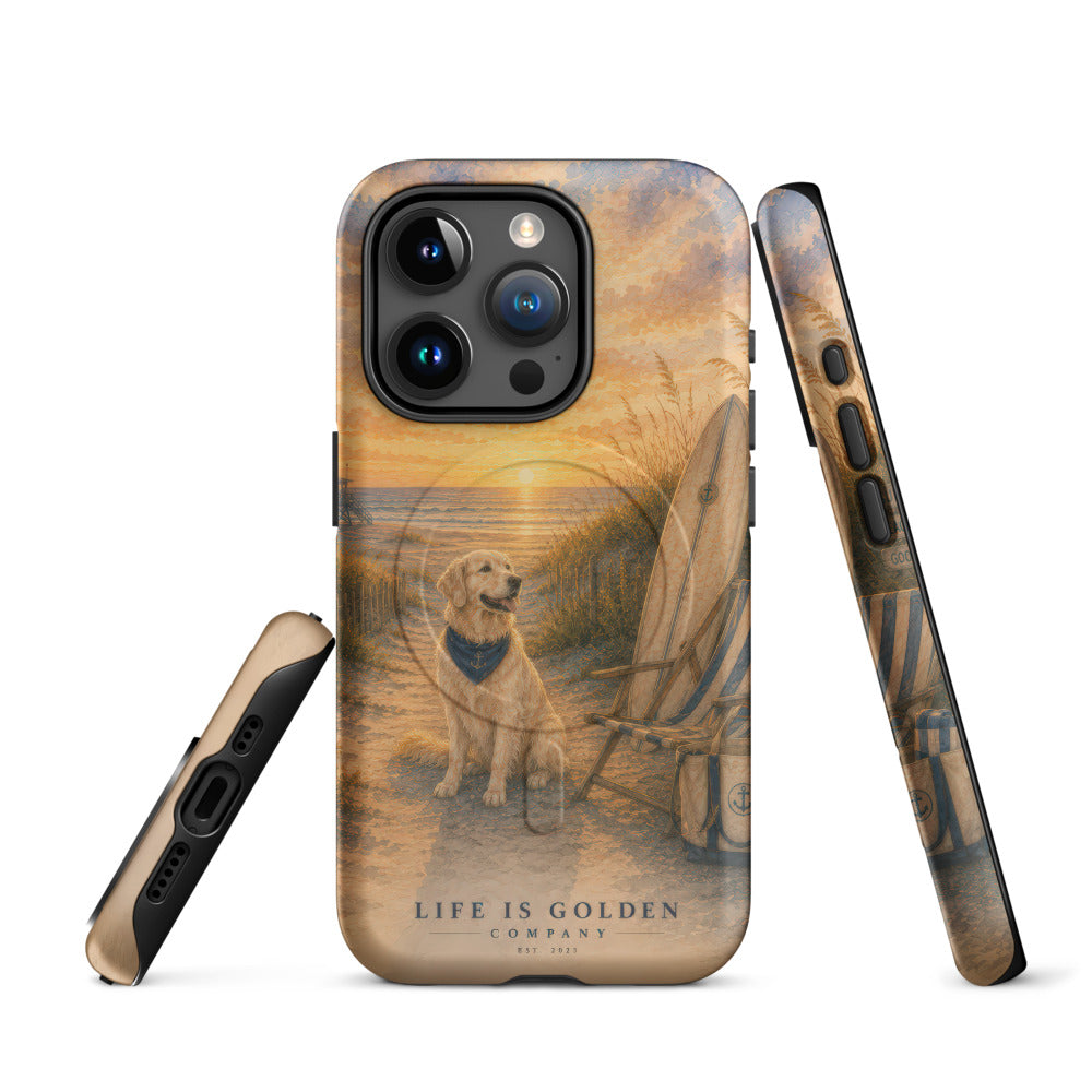 Dawn Patrol Golden Case — Classic Gold — iPhone 15 Pro