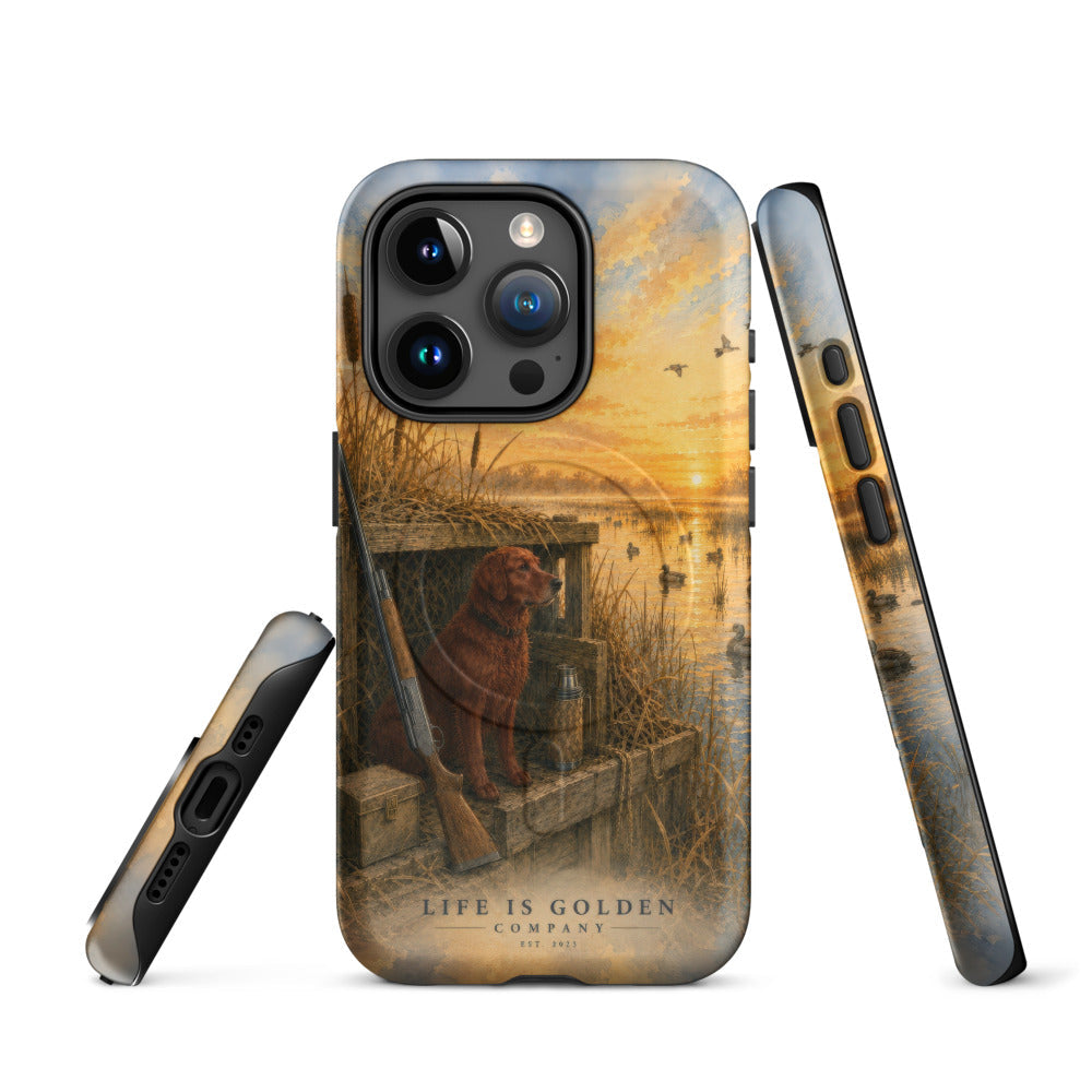 The Duck Blind Case — Field Red — iPhone 15 Pro