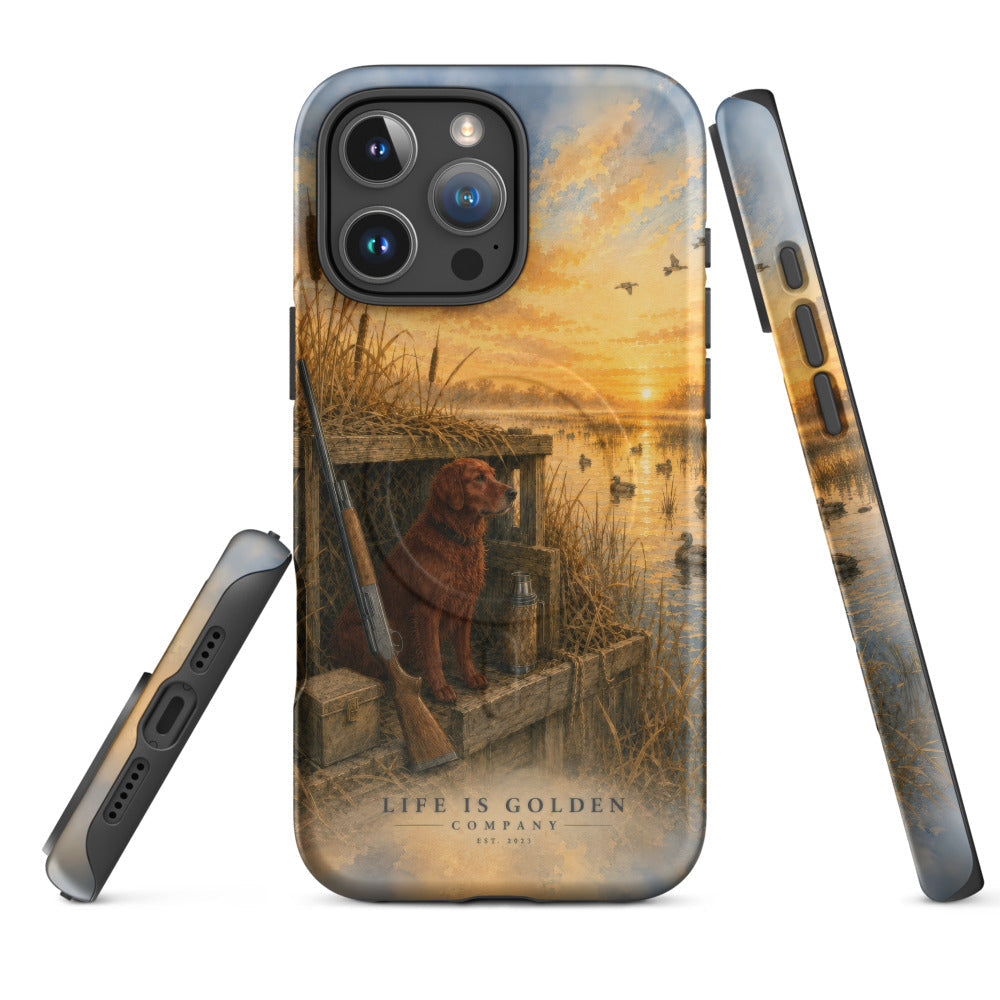 The Duck Blind Case — Field Red — iPhone 16 Pro Max