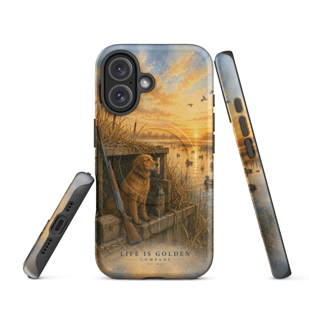 The Duck Blind Case — Classic Gold — iPhone 16