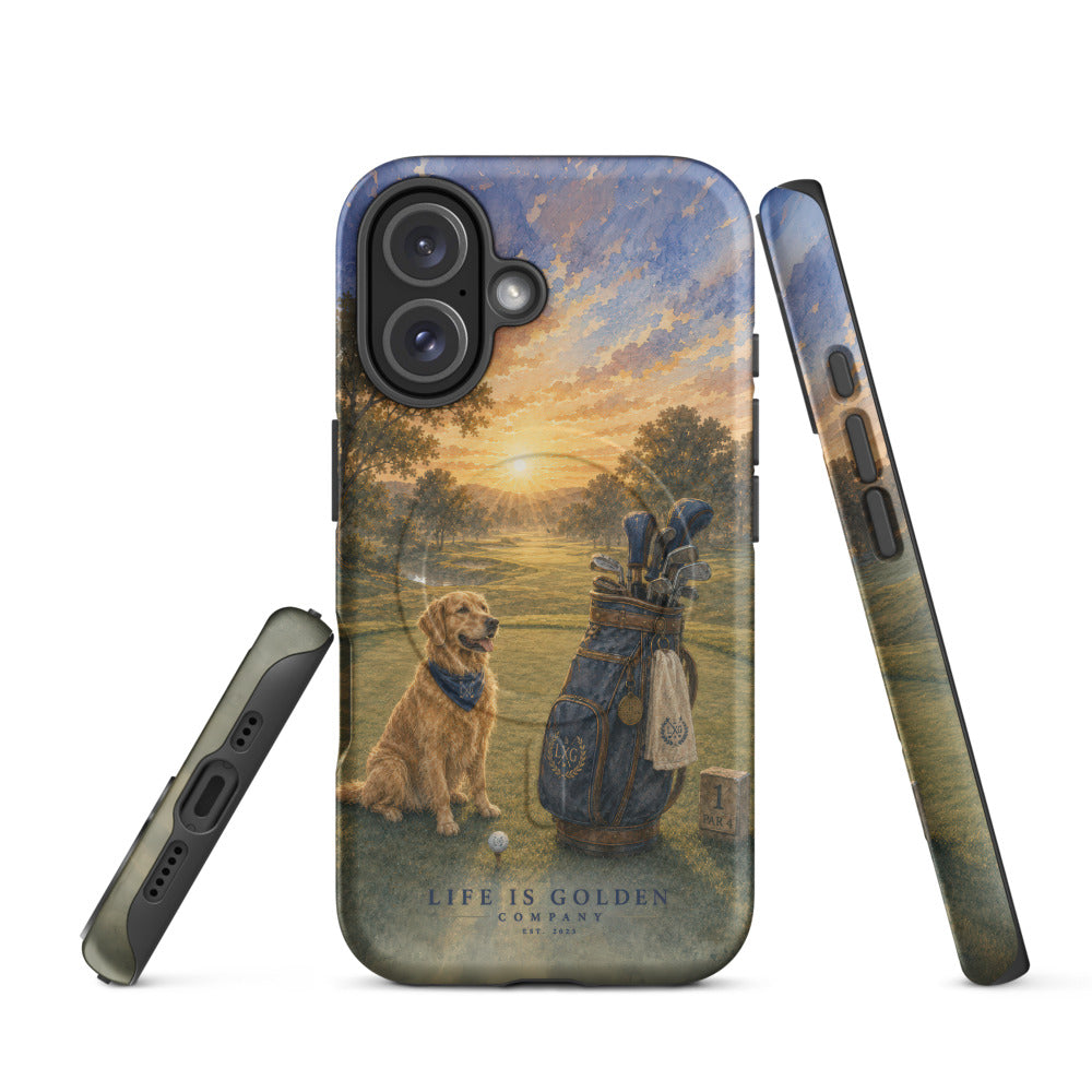 The Fairway Case — Classic Gold — iPhone 16