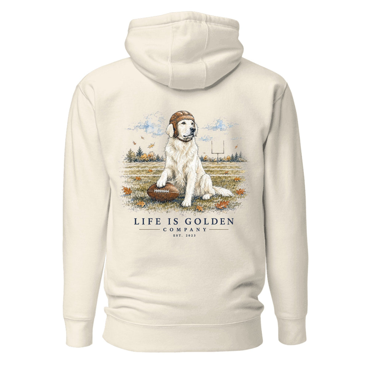 The Friday Night Lights Hoodie — English Cream — Oatmeal Heather
