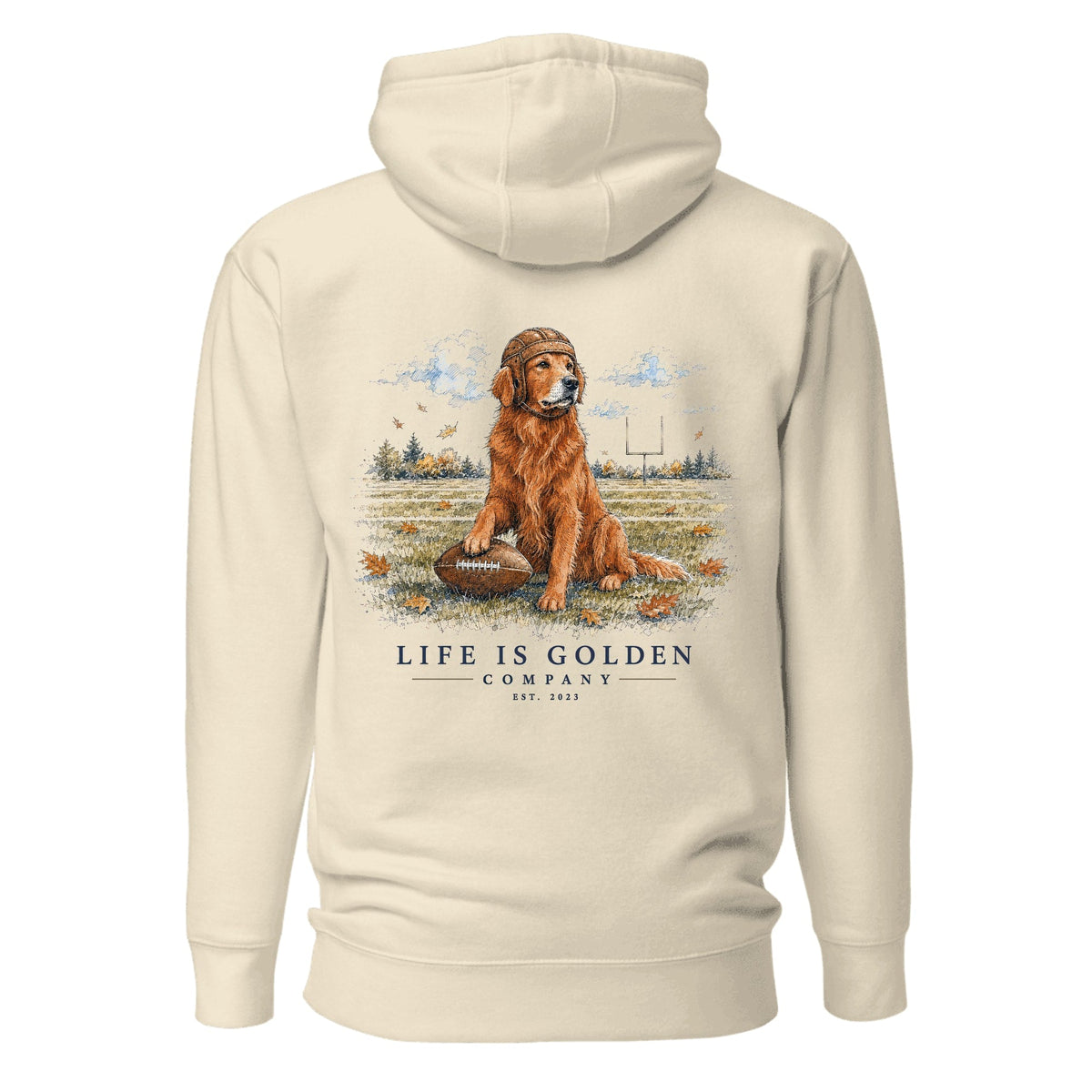 The Friday Night Lights Hoodie — Field Red — Bone