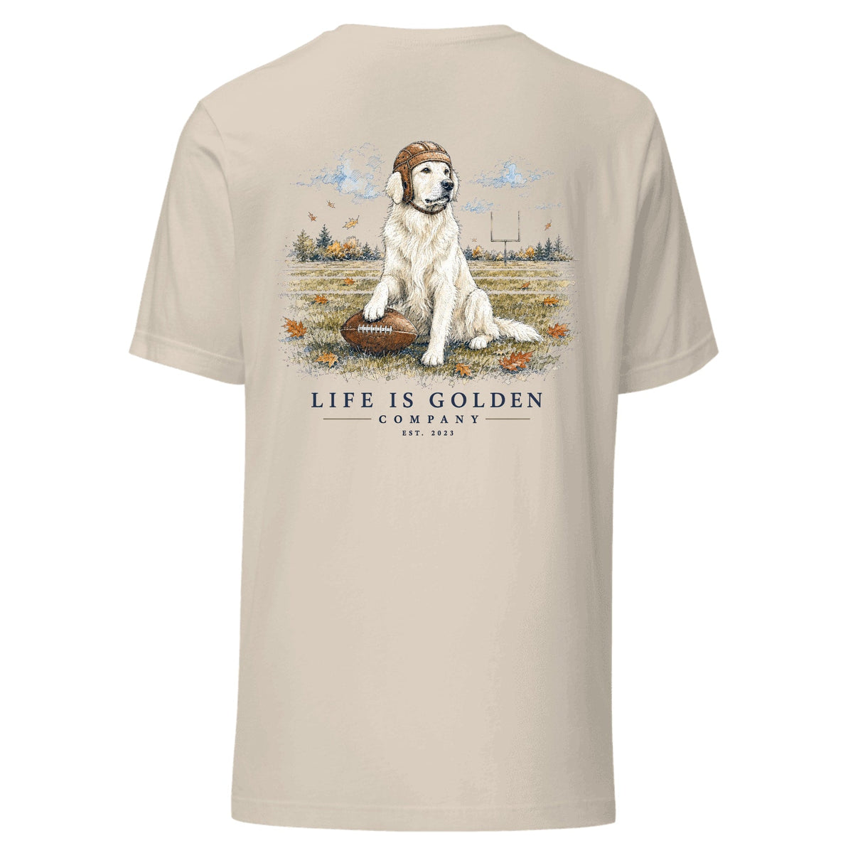 The Friday Night Lights Tee — English Cream — Heather Dust
