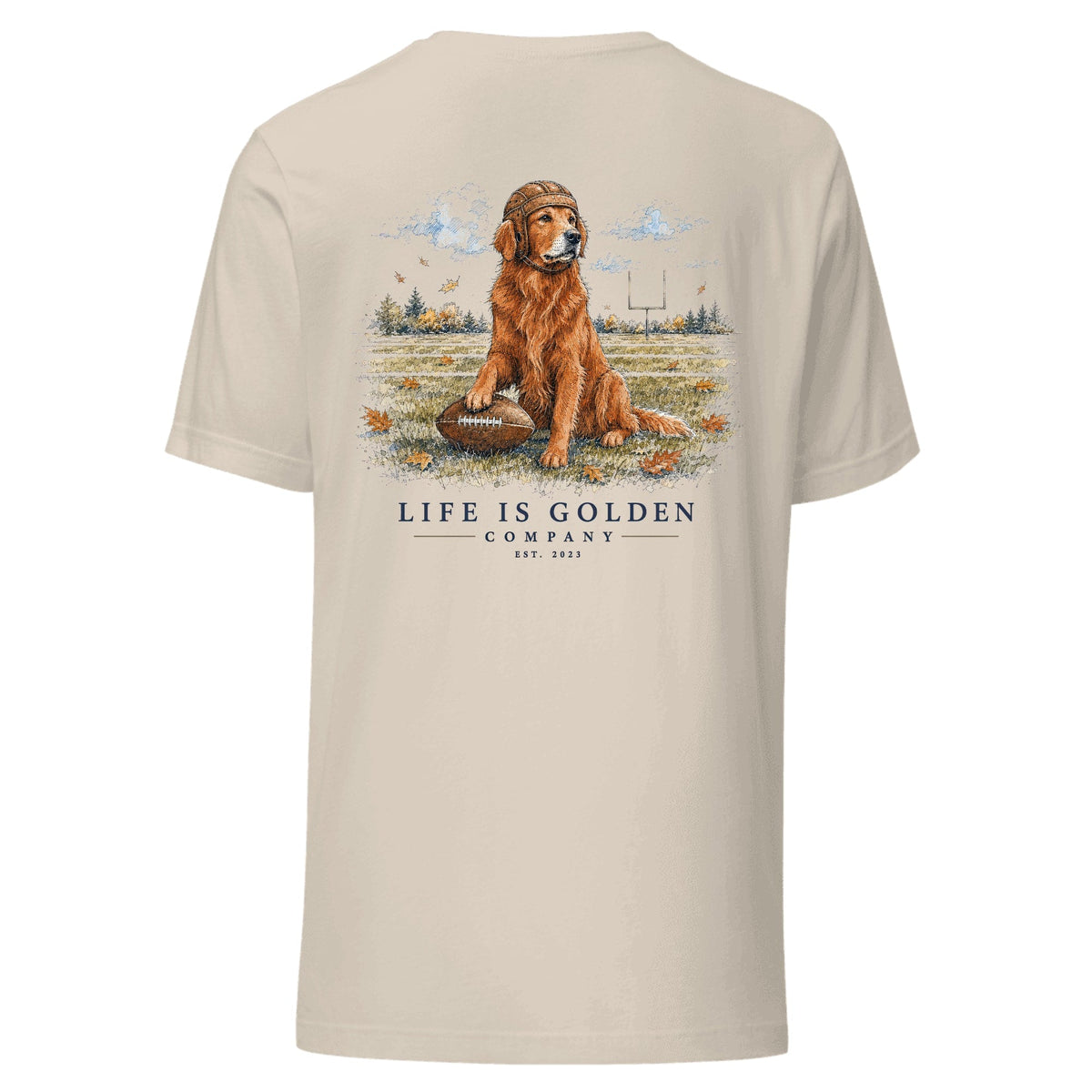 The Friday Night Lights Tee — Field Red — Heather Dust