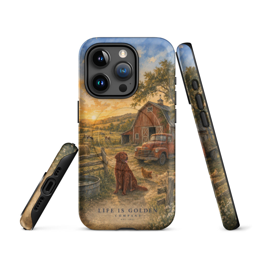 The Homestead Case — Field Red — iPhone 15 Pro