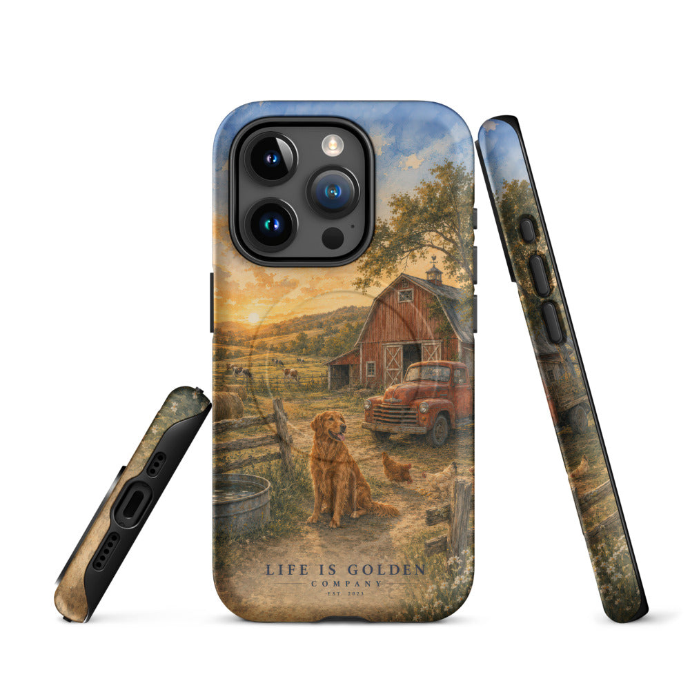 The Homestead Case — Classic Gold — iPhone 15 Pro