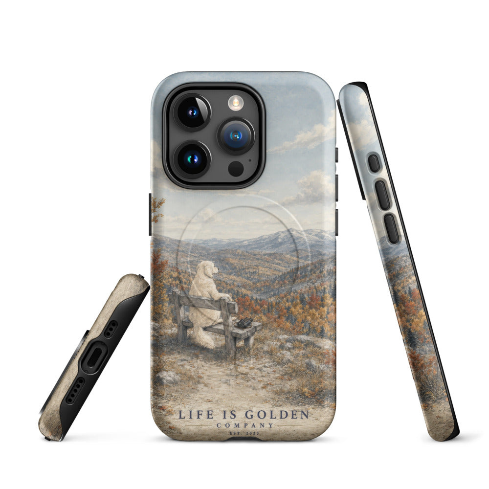 The Leaf Peeper Case — English Cream — iPhone 15 Pro