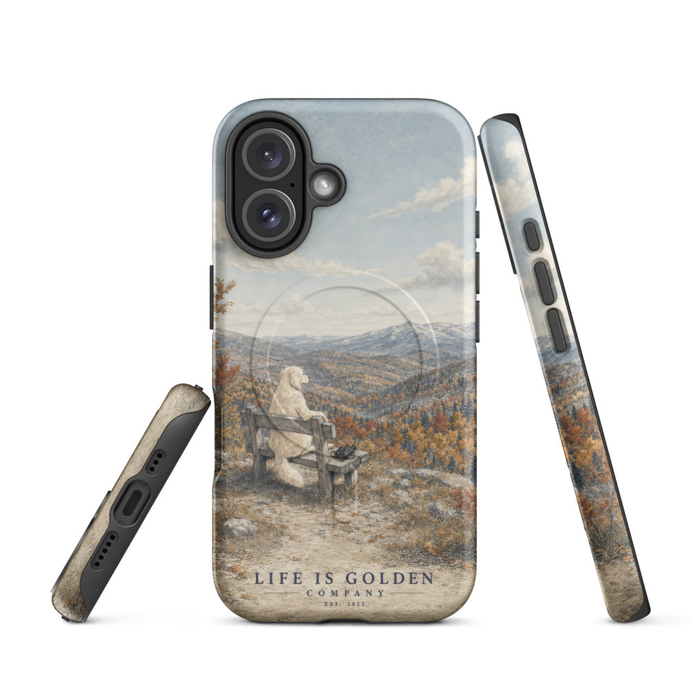 The Leaf Peeper Case — English Cream — iPhone 16