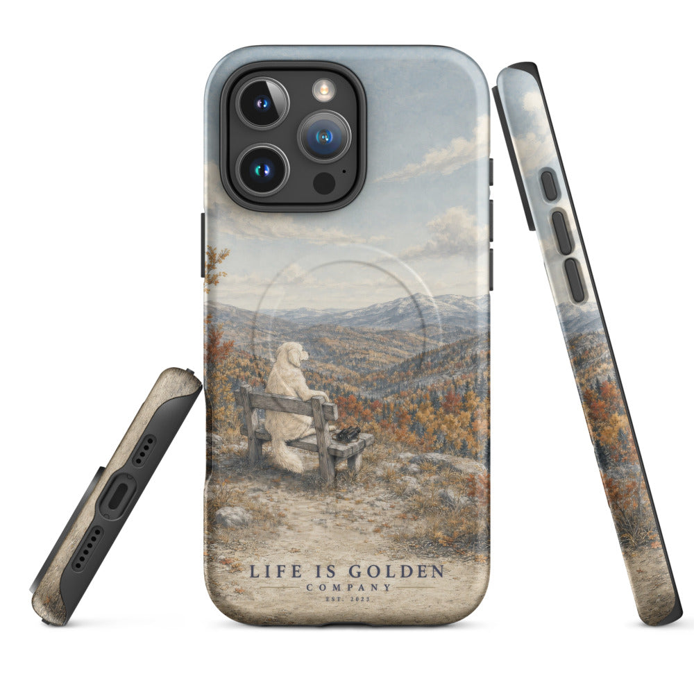 The Leaf Peeper Case — English Cream — iPhone 16 Pro Max