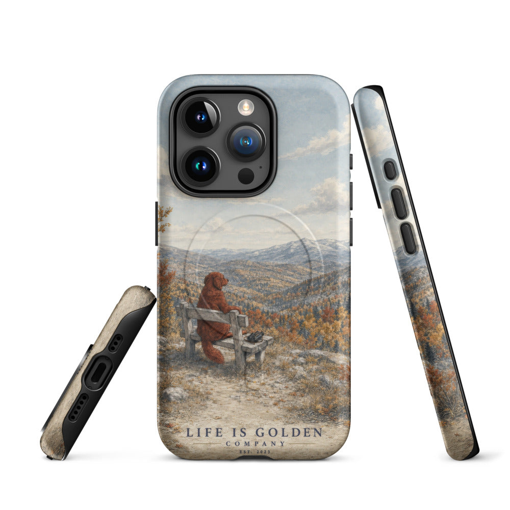 The Leaf Peeper Case — Field Red — iPhone 15 Pro