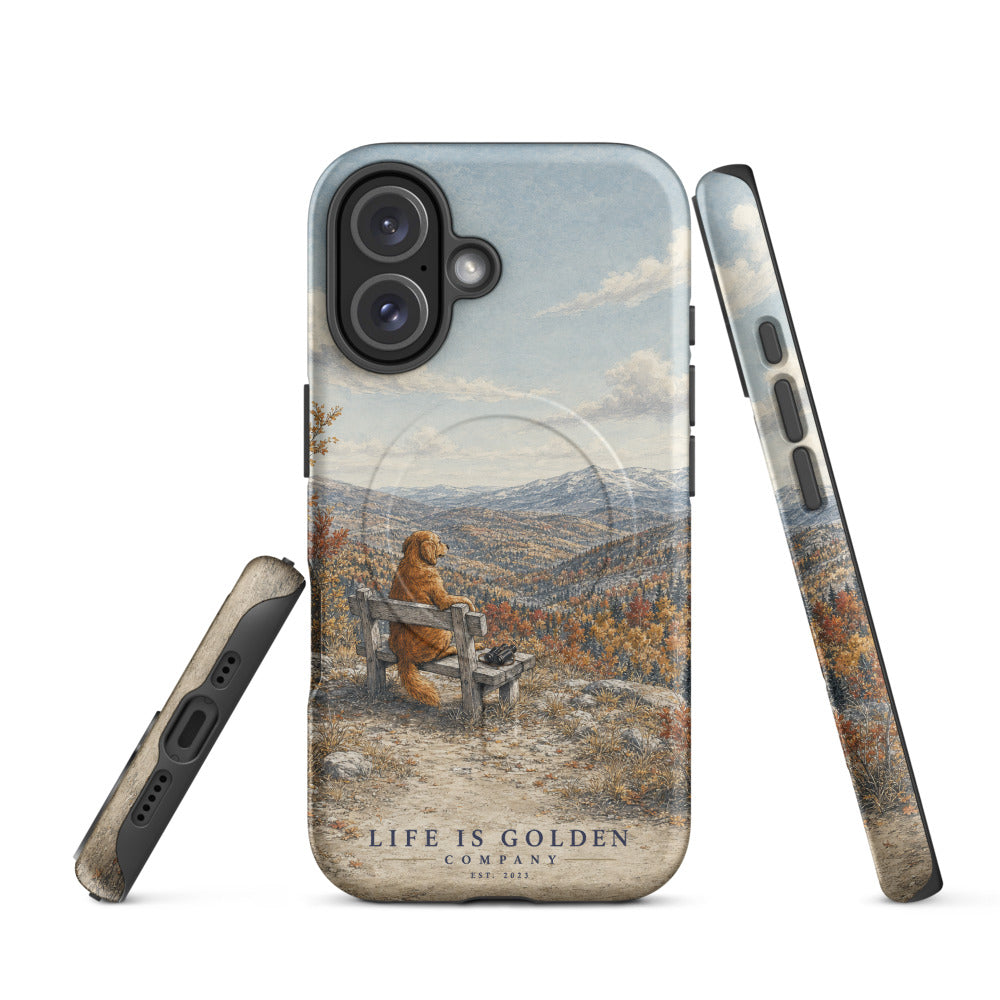The Leaf Peeper Case — Classic Gold — iPhone 16