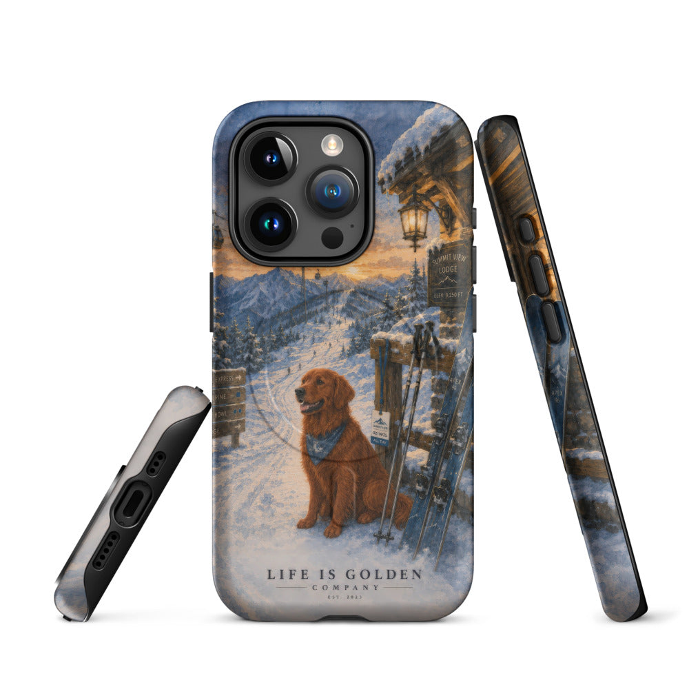 The Ski Lodge Case — Field Red — iPhone 15 Pro