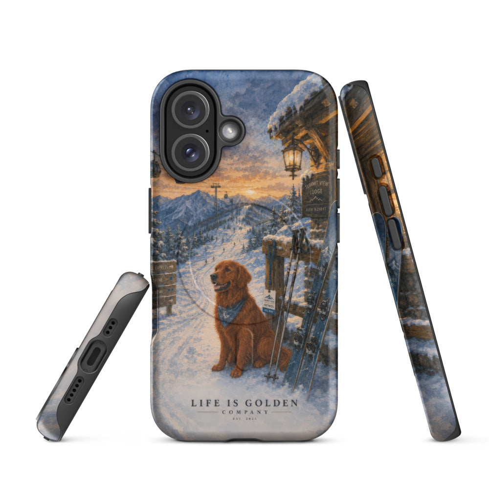 The Ski Lodge Case — Field Red — iPhone 16