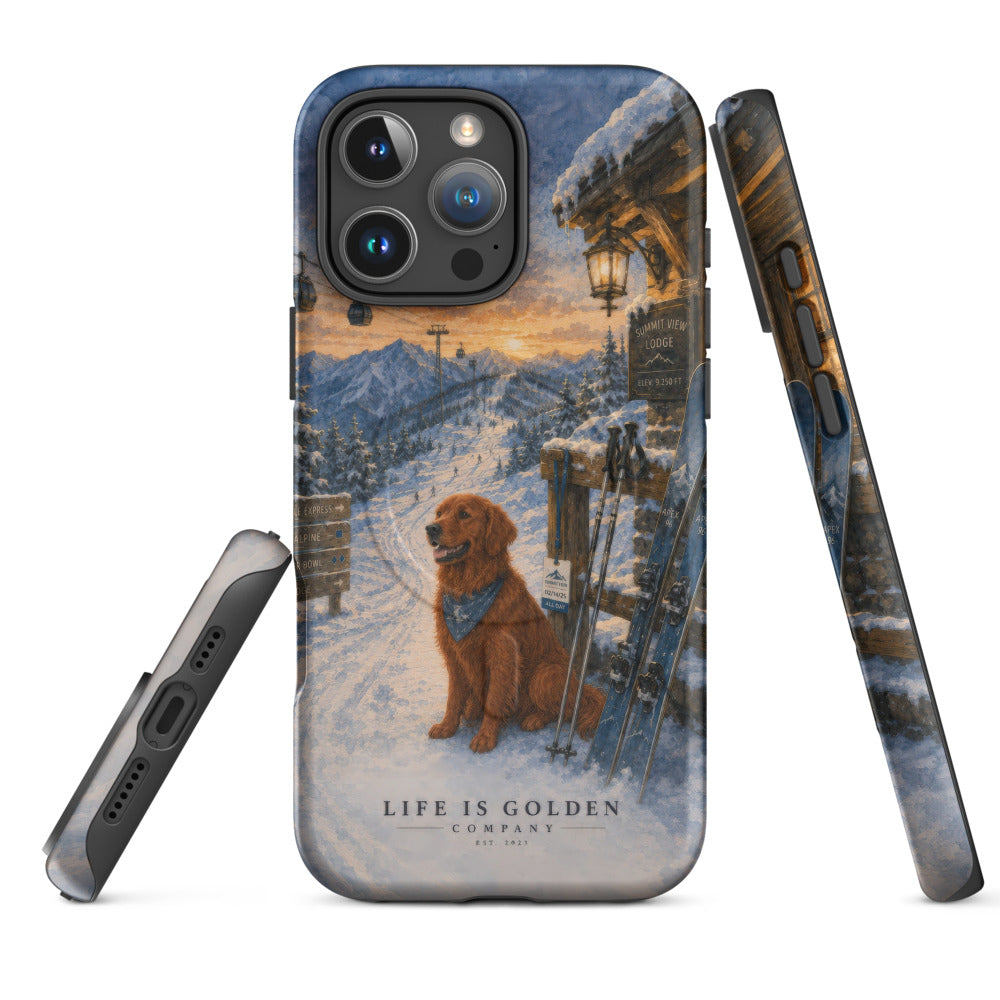 The Ski Lodge Case — Field Red — iPhone 16 Pro Max
