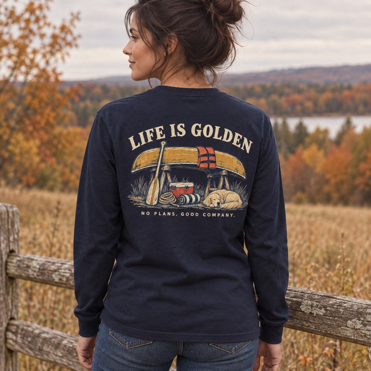 Canoe Camp Long-Sleeve — lifestyle