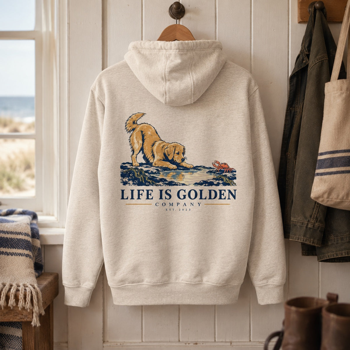 Low Tide Play Hoodie — lifestyle
