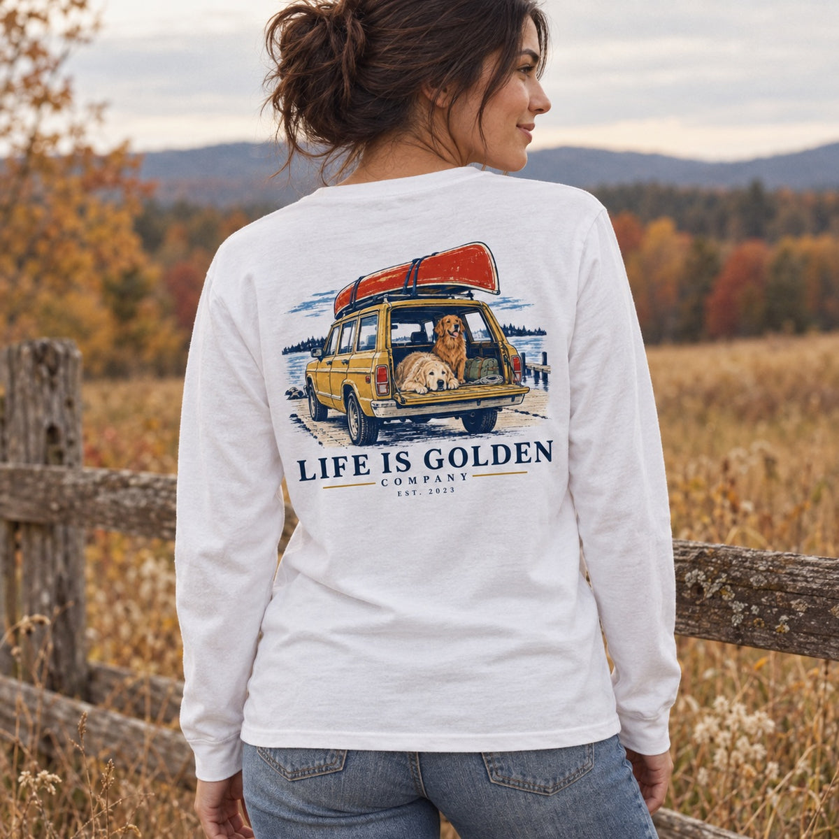 Wagon Weekend Long-Sleeve — lifestyle