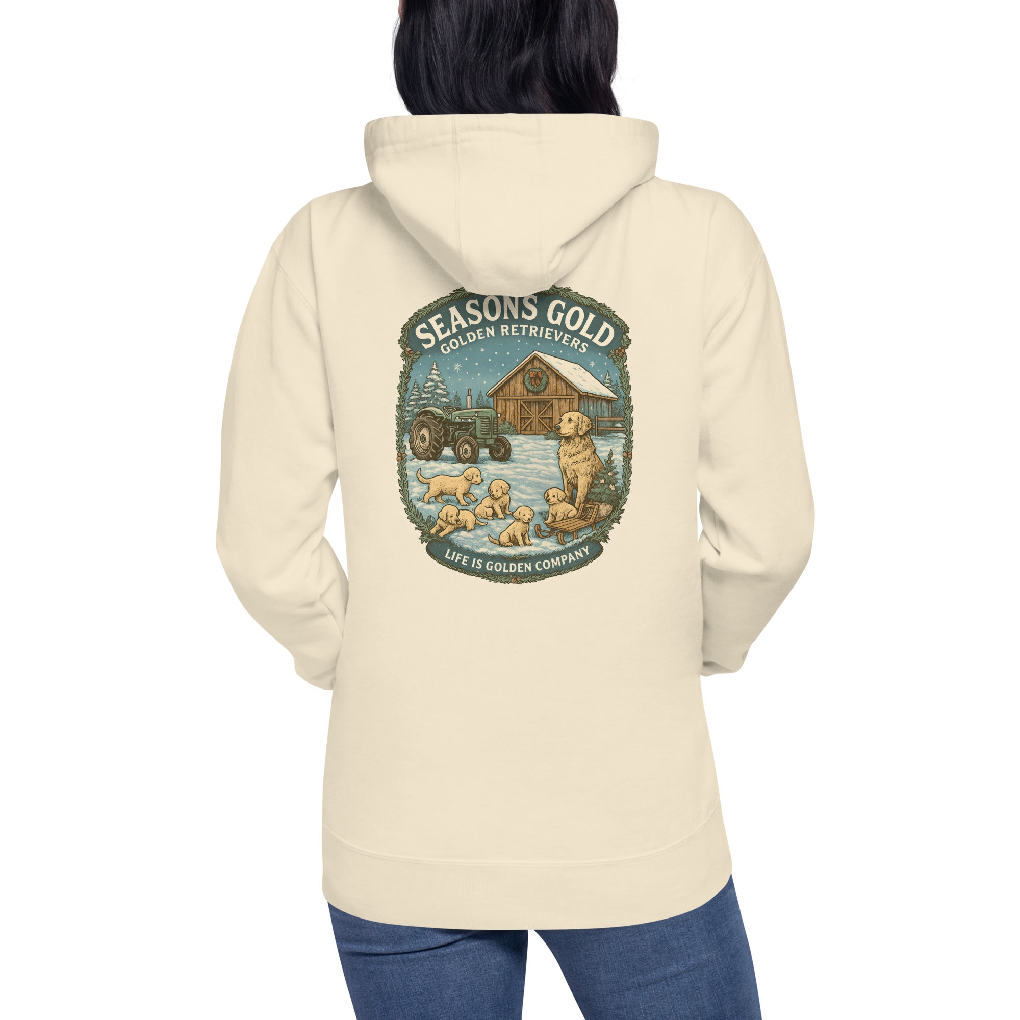 Seasons Gold Winter Unisex Hoodie