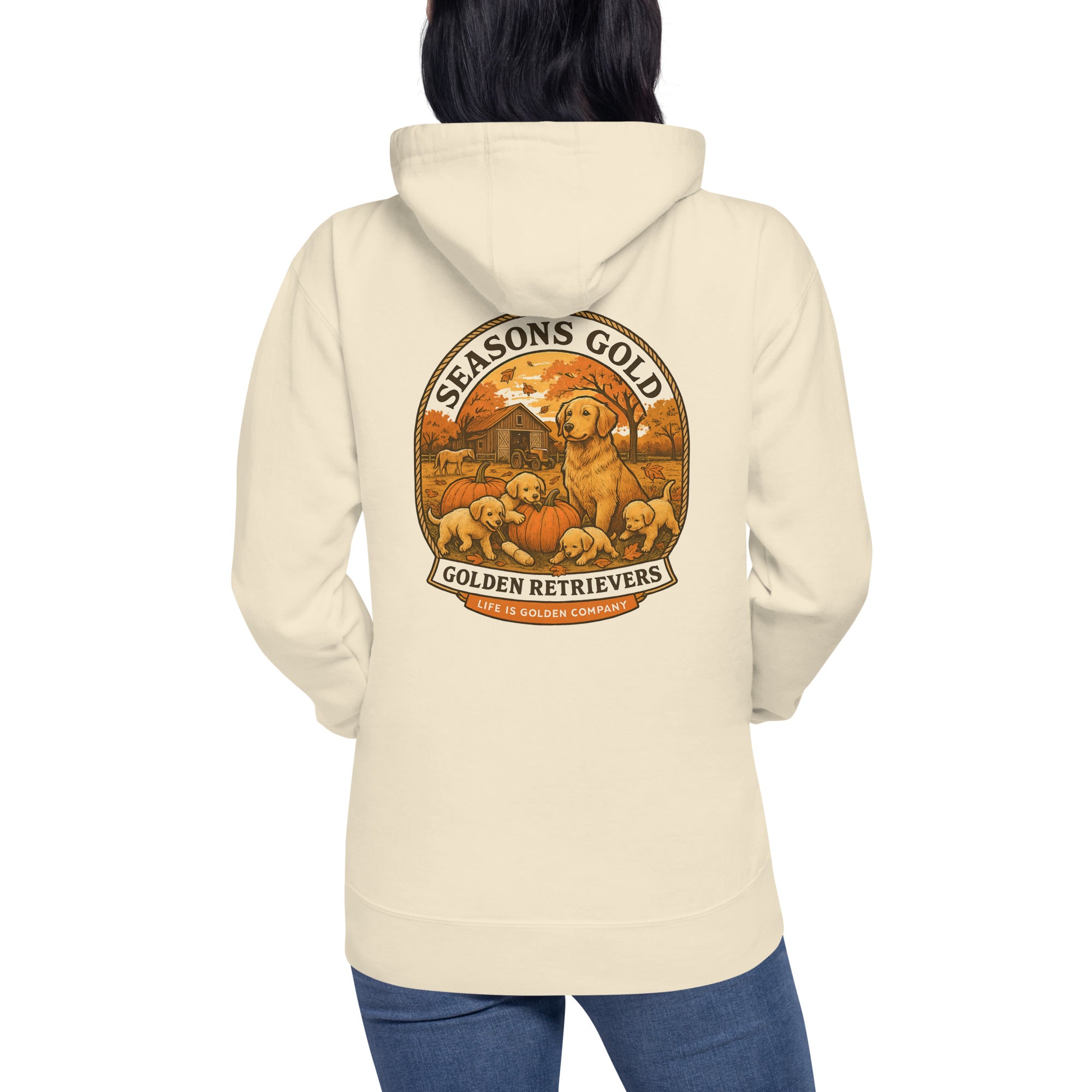 Seasons Gold Autumn Unisex Hoodie