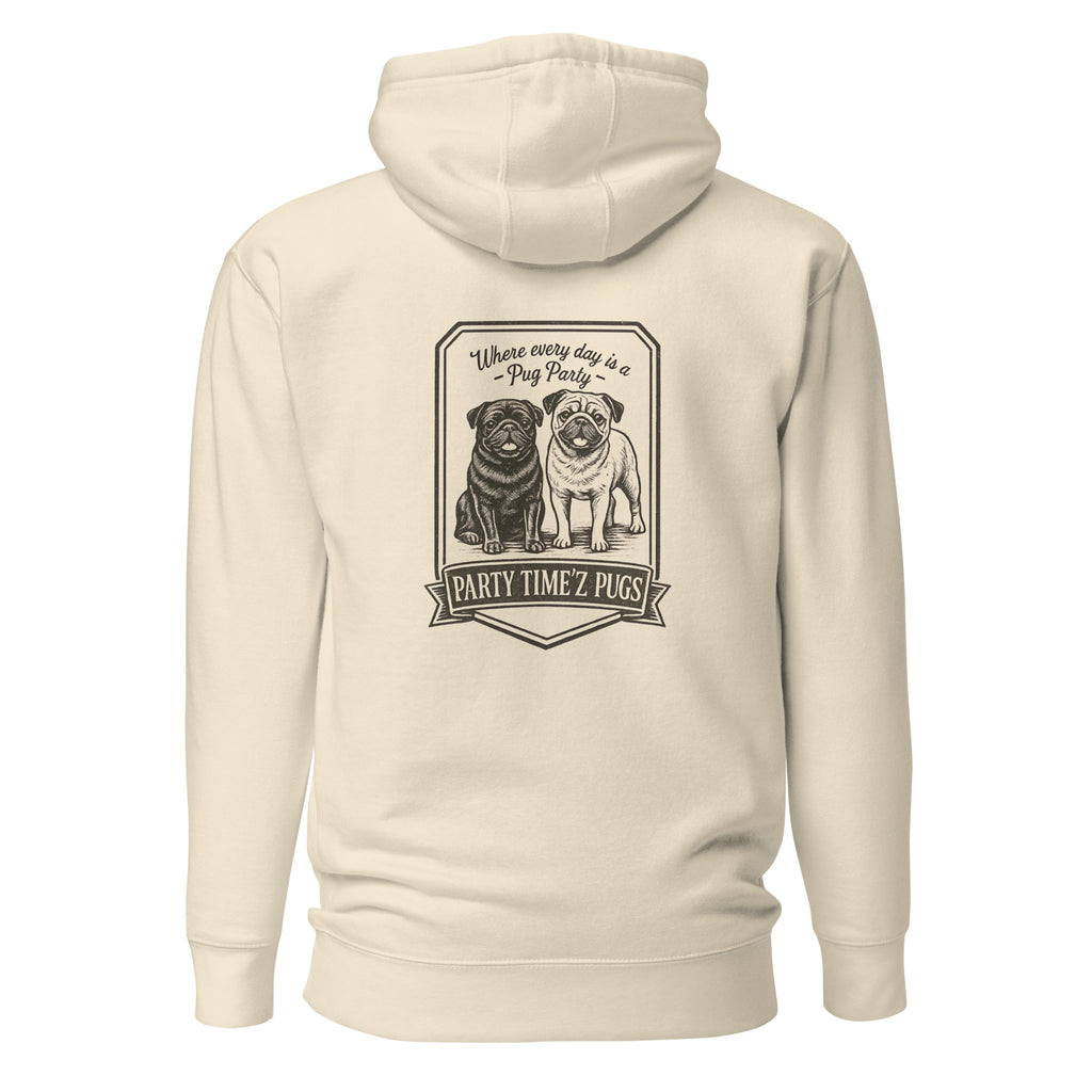 Party Time'Z Pugs Unisex Hoodie