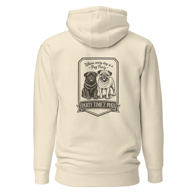 Party Time'Z Pugs Unisex Hoodie