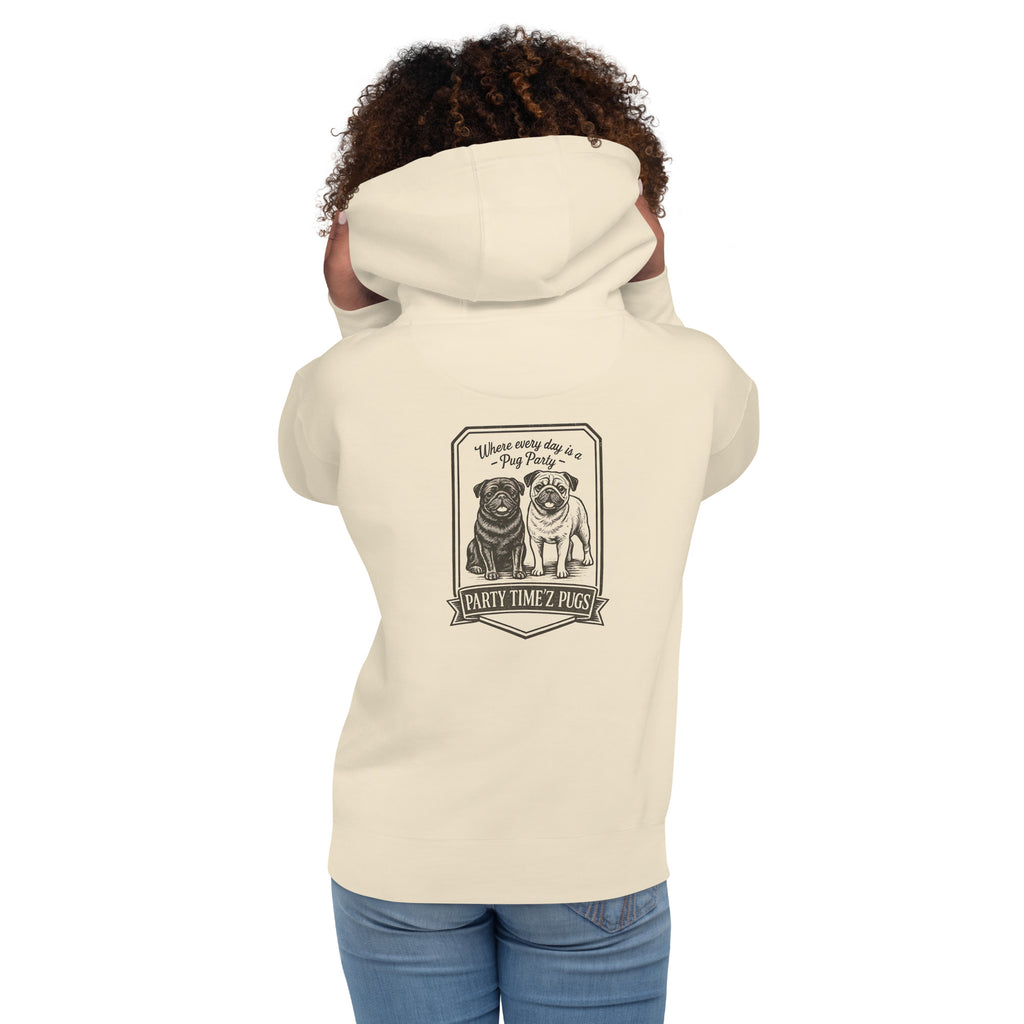 Party Time'Z Pugs Unisex Hoodie