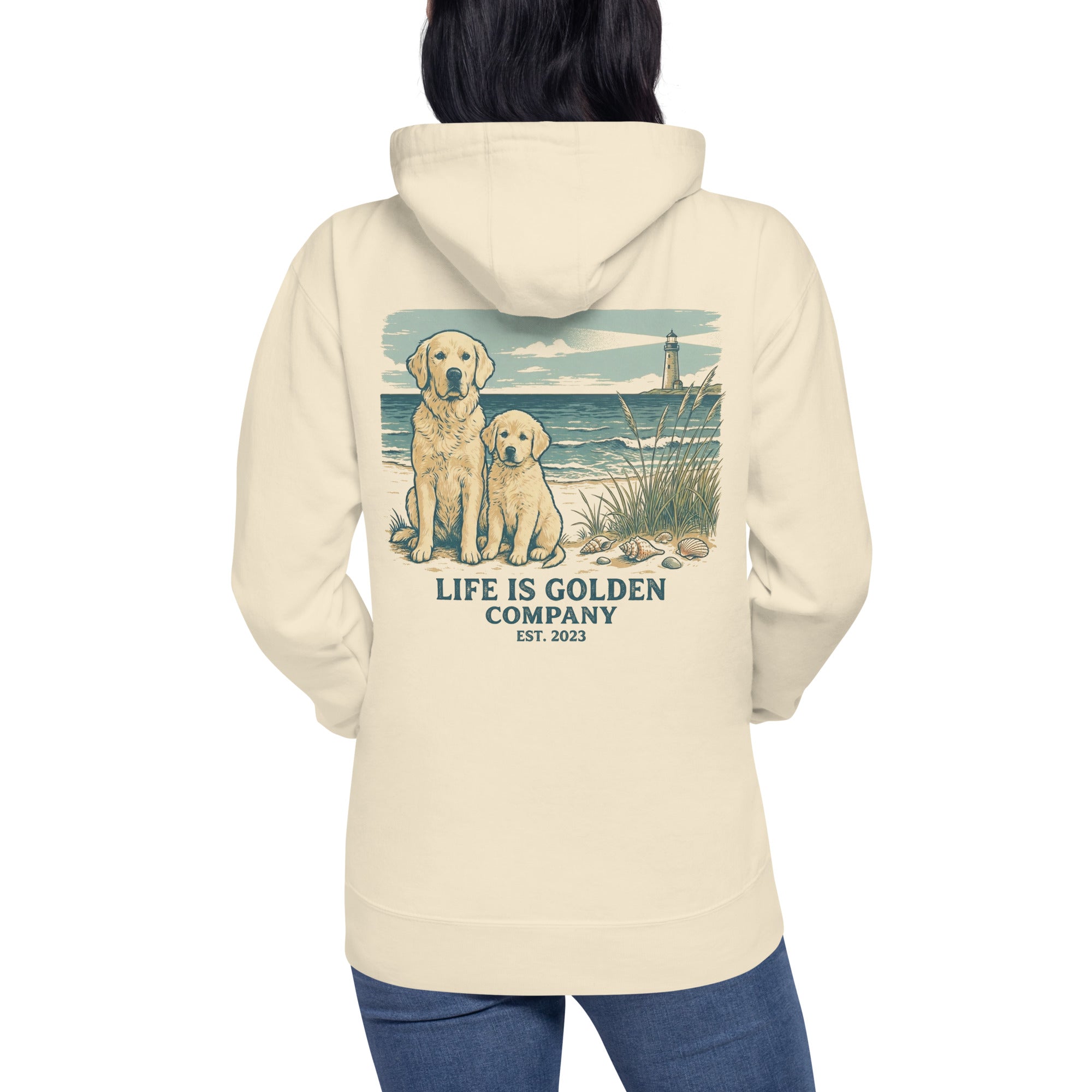 Beach Day Pups Unisex Hoodie