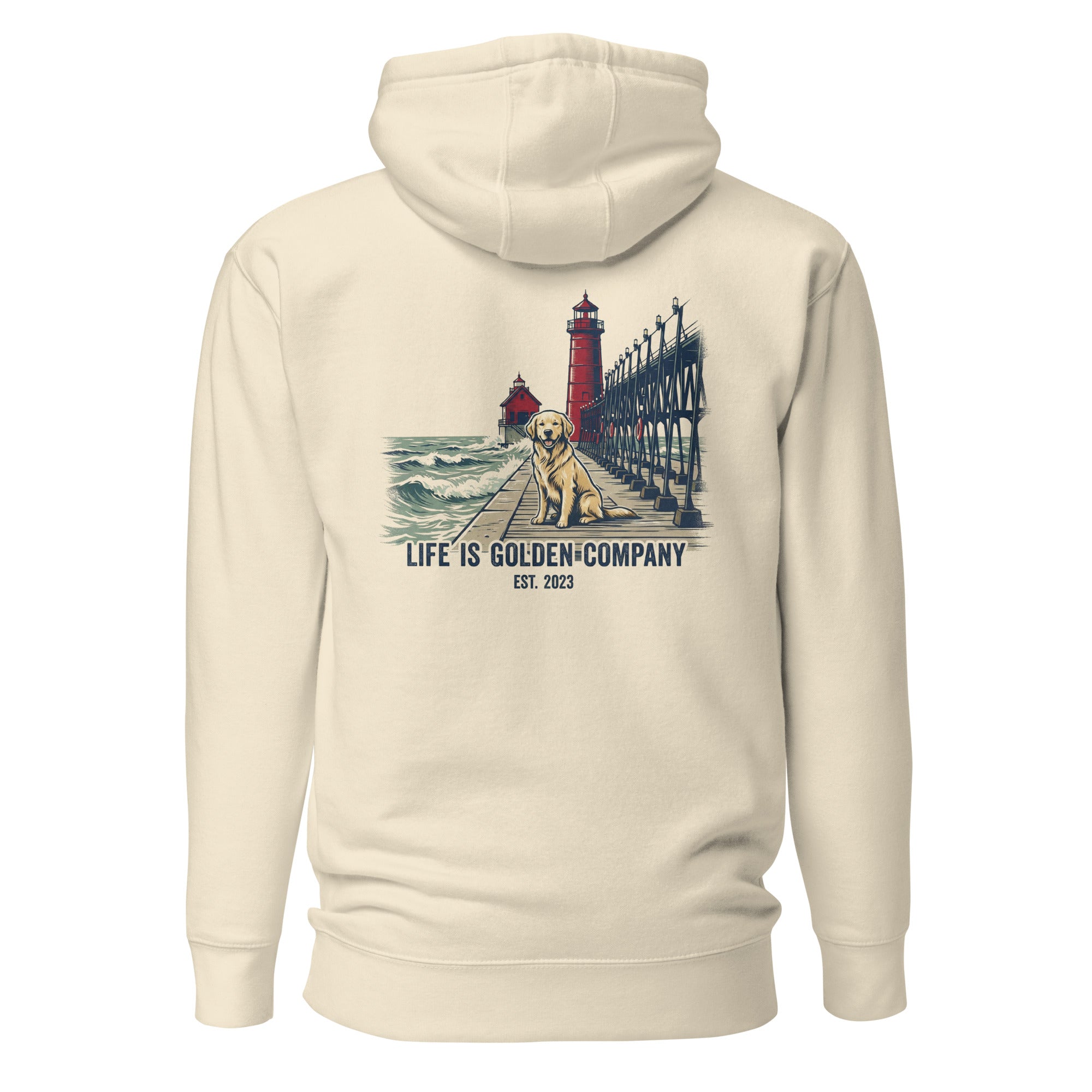 Pier Pup Unisex Hoodie