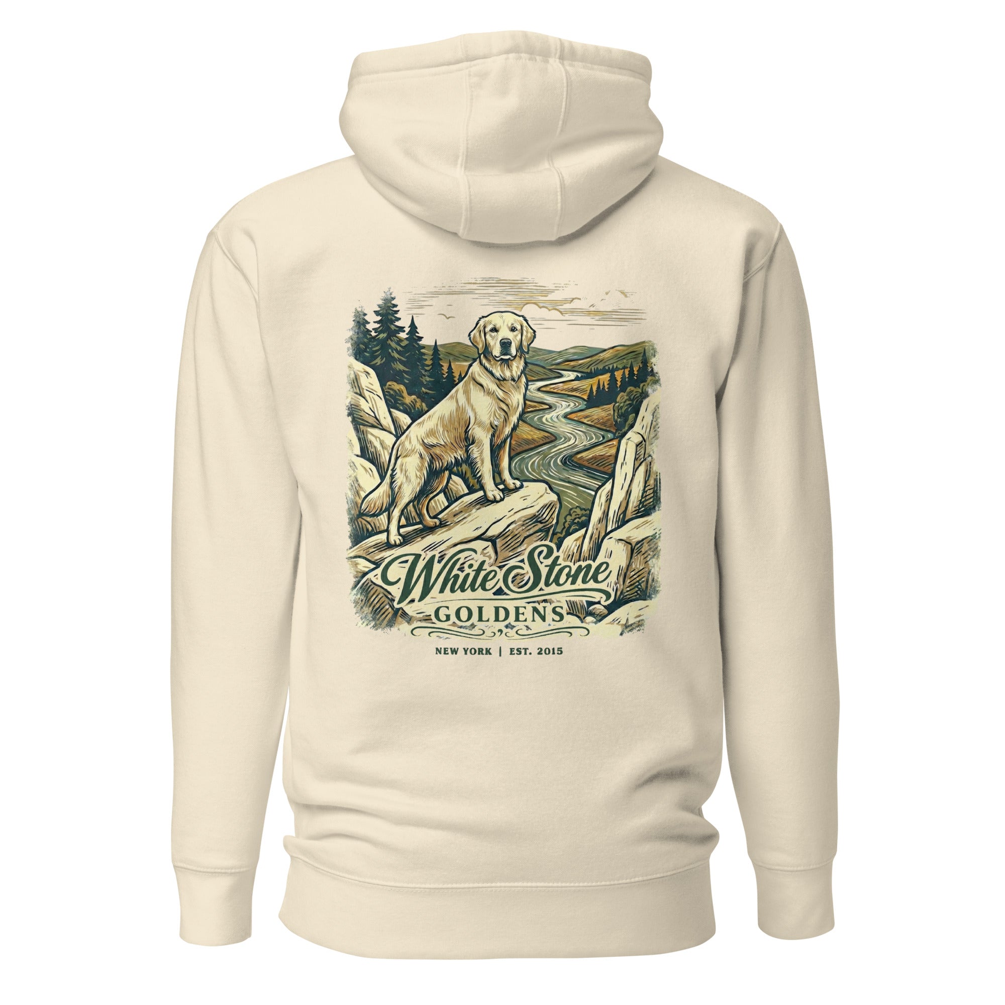 White Stone Goldens Unisex Hoodie