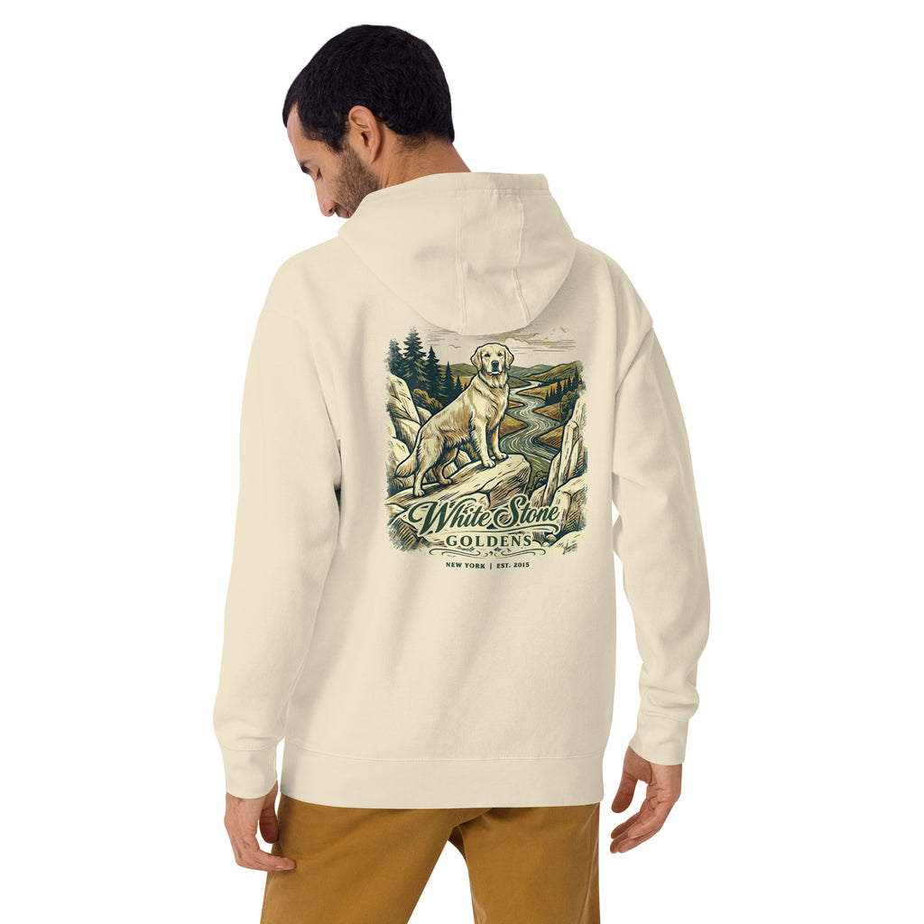 White Stone Goldens Unisex Hoodie