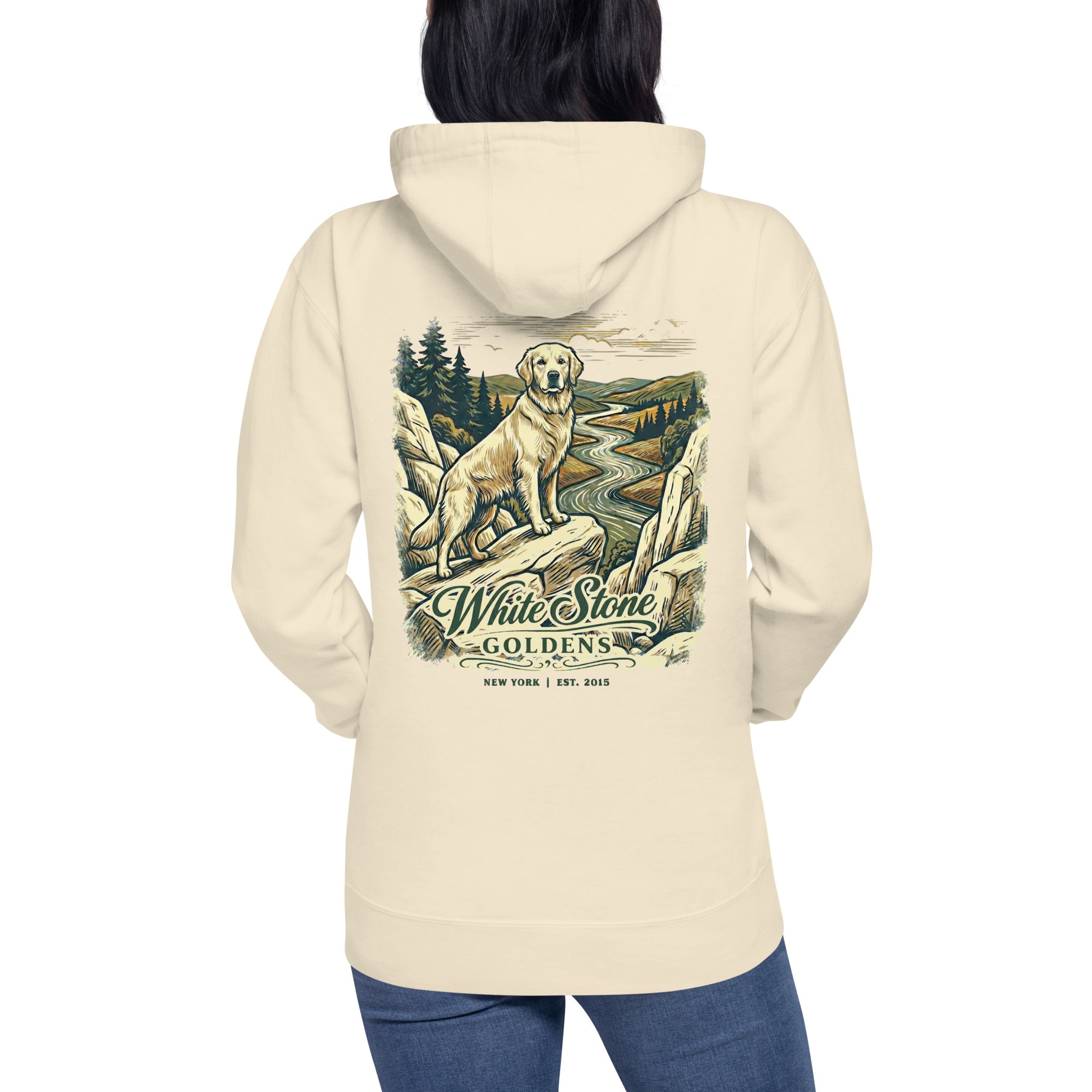 White Stone Goldens Unisex Hoodie