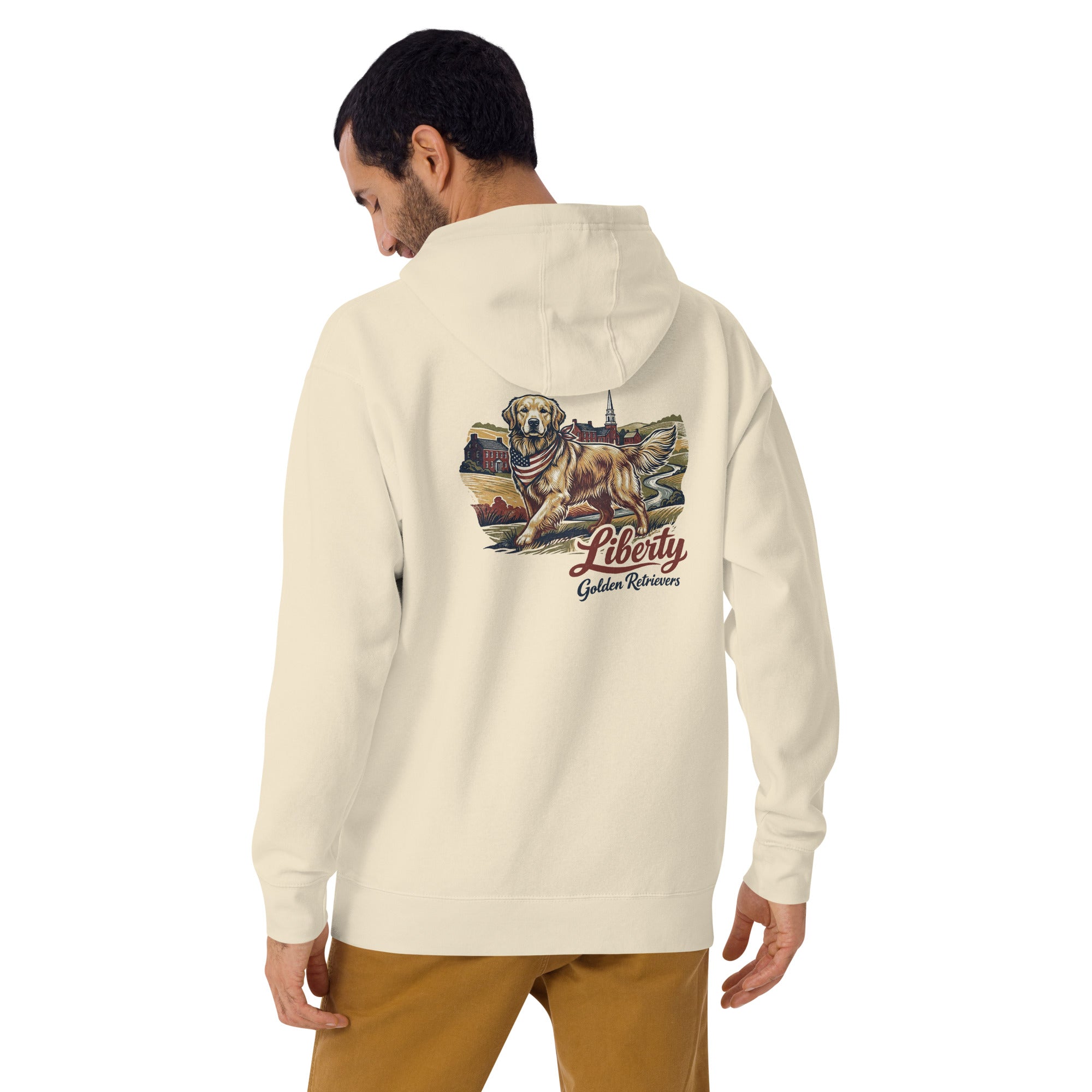 Liberty Golden Retrievers Unisex Hoodie