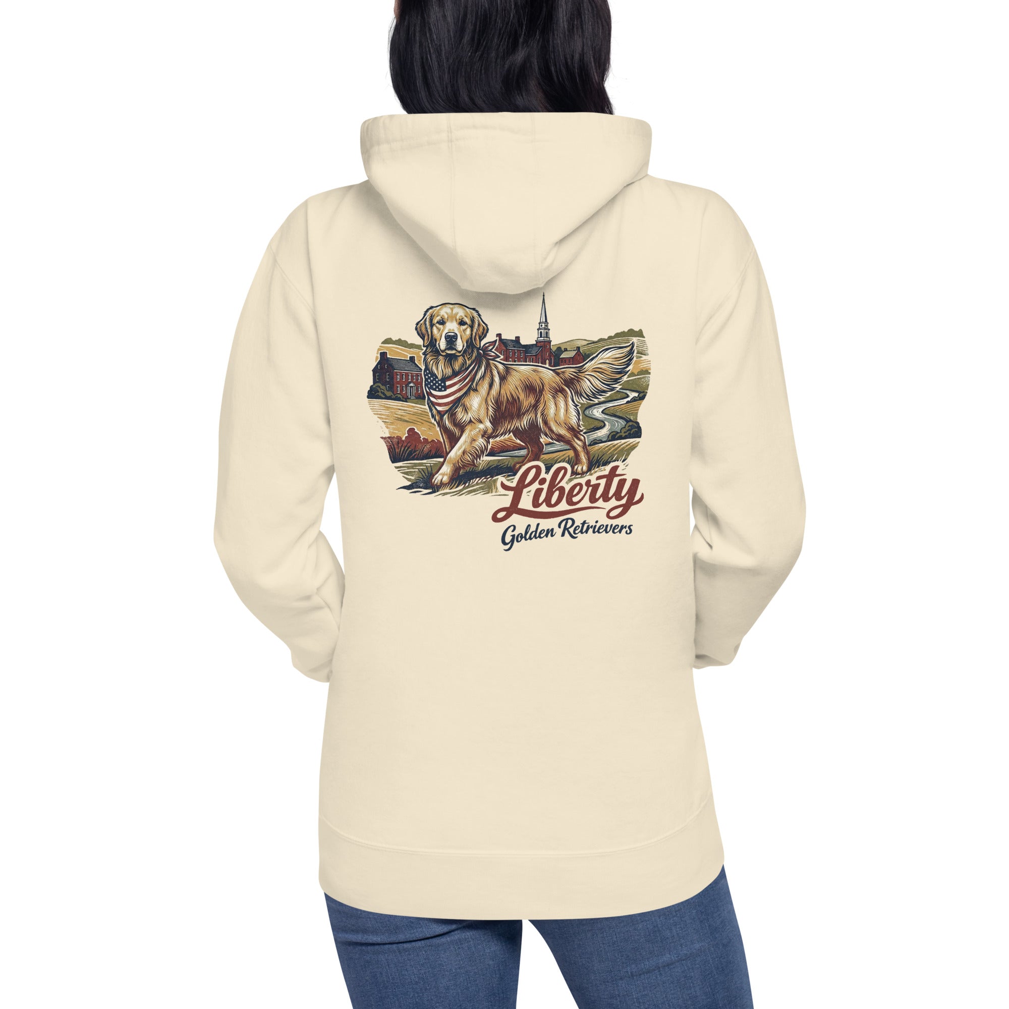 Liberty Golden Retrievers Unisex Hoodie