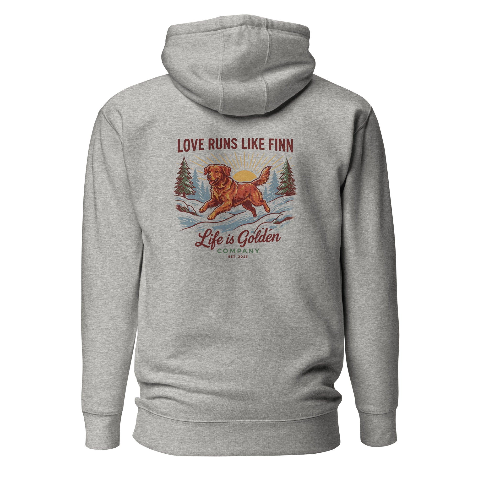 Love Runs Like Finn Unisex Hoodie