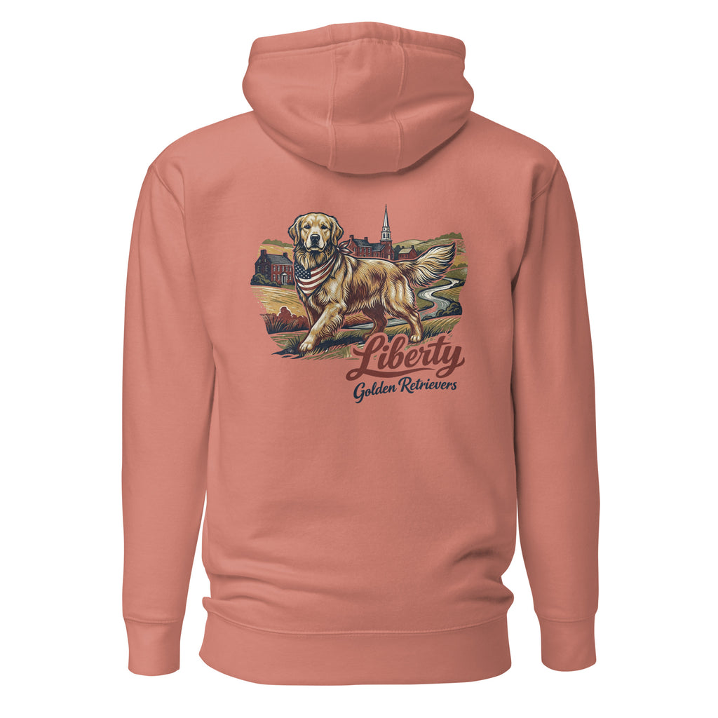 Liberty Golden Retrievers Unisex Hoodie