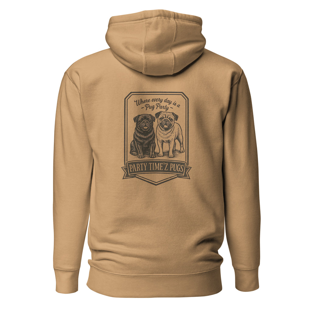 Party Time'Z Pugs Unisex Hoodie