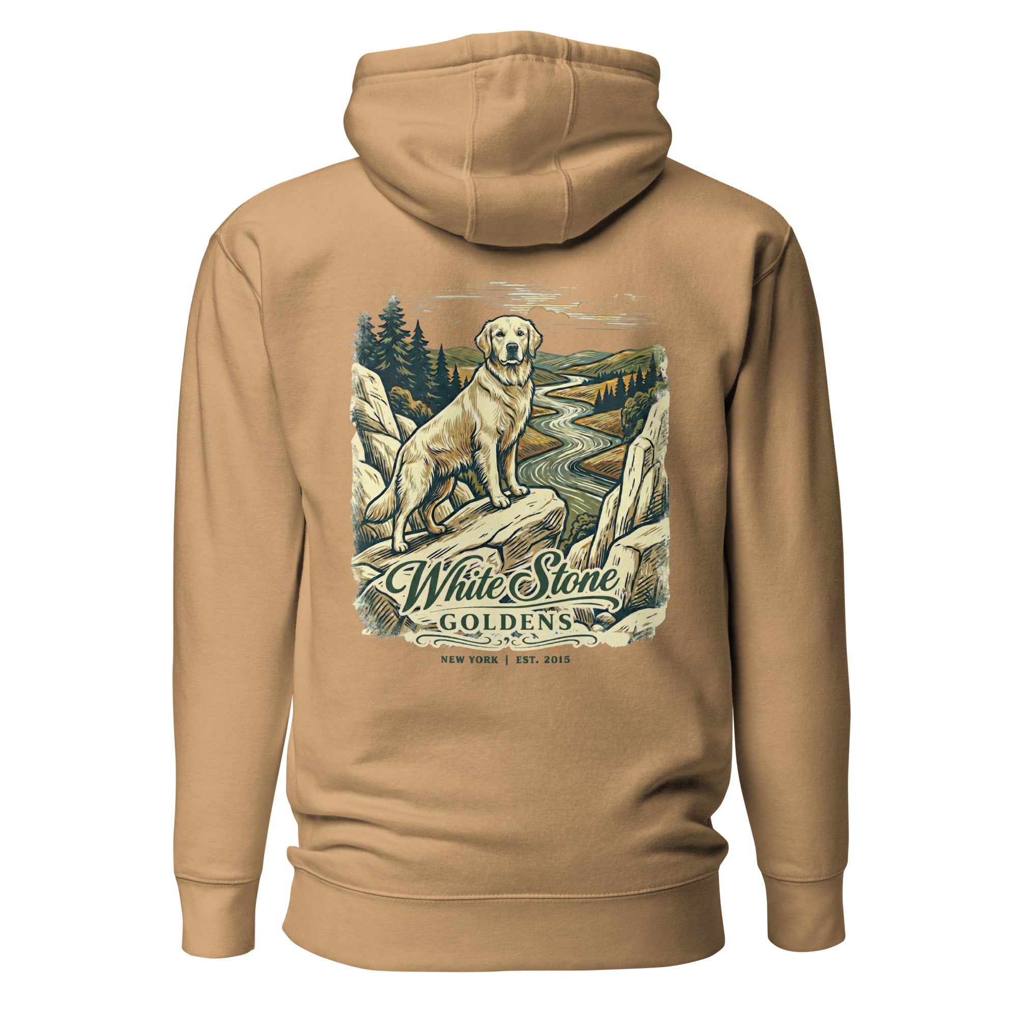 White Stone Goldens Unisex Hoodie