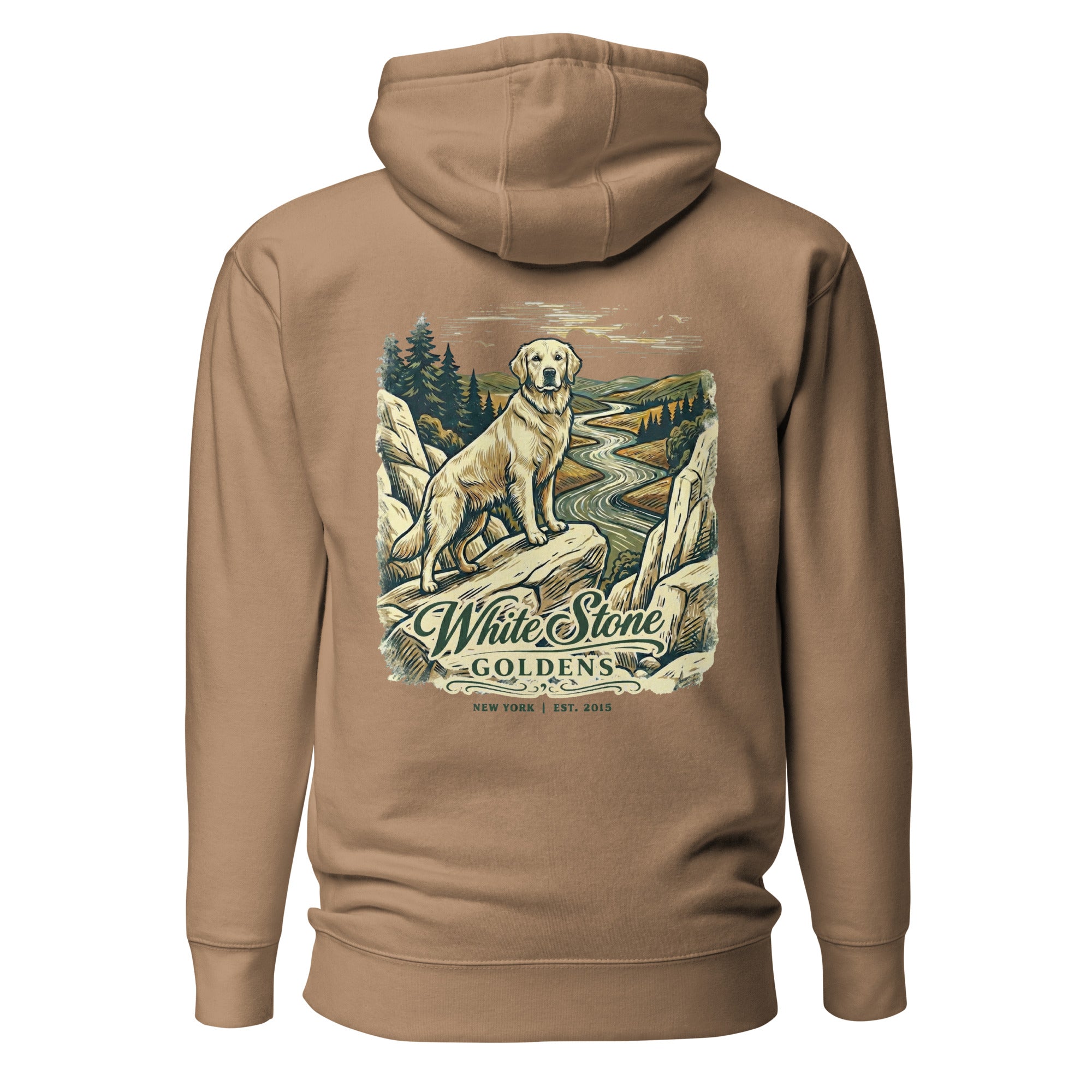 White Stone Goldens Unisex Hoodie